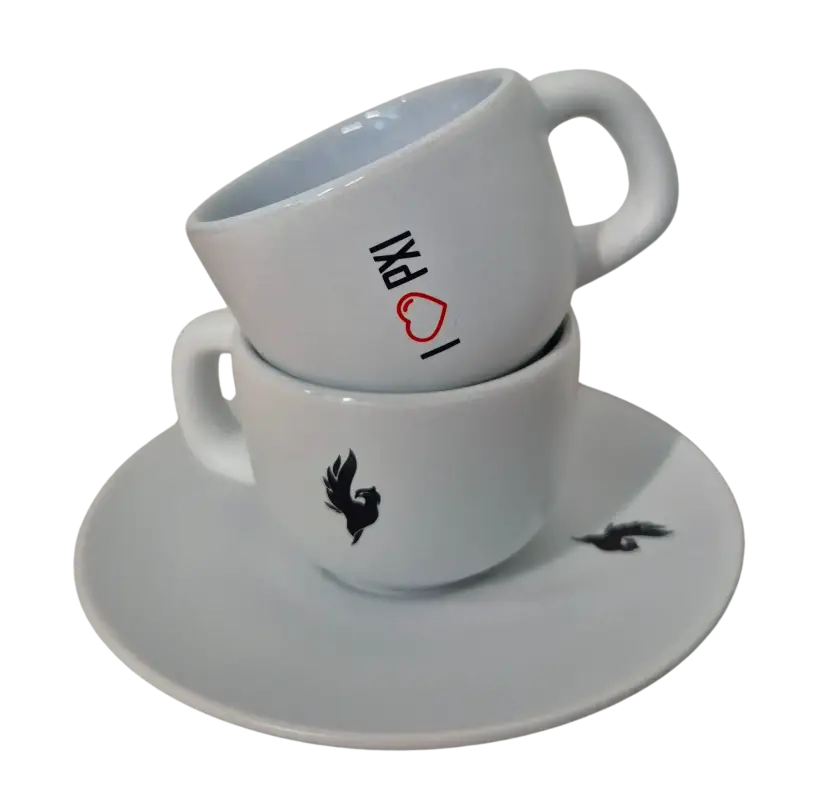 Sada šálků na espresso PXI 2 ks