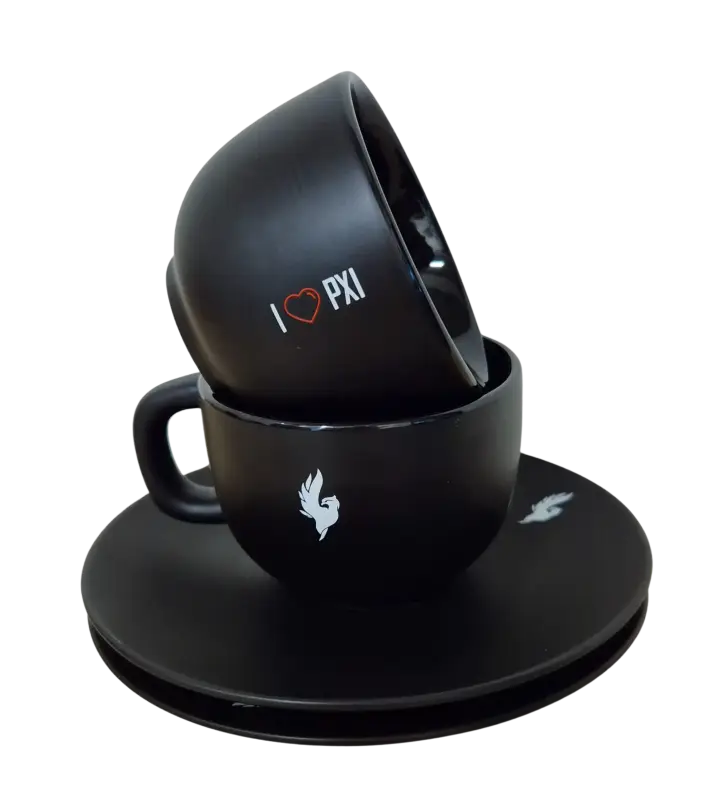 Sada šálků na cappuccino PXI 2 ks